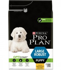 Pro Plan OptiStart Large Robust Puppy сухой корм для щенков крупных пород с мощным телосложением с курицей 3 кг. 